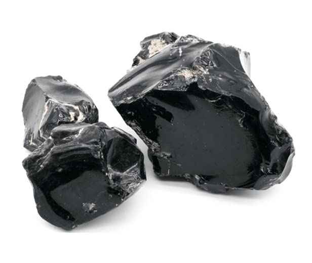 Divinity Natural Black Obsidian Raw Stones | Hand-Picked Rough Black Obsidian Crystals 100-150 Grams | Pack of 1 to 4 Beautiful Natural Stones Default Title